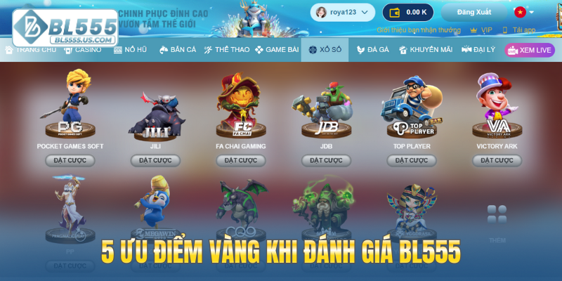 5 ưu điểm vàng khi đánh giá BL555