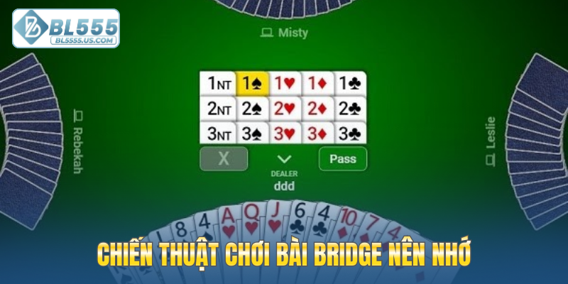 Chiến thuật chơi bài Bridge nên nhớ