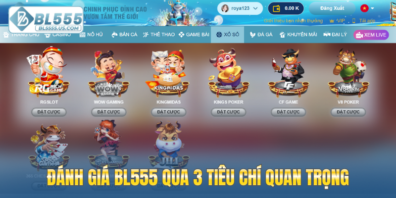 Đánh giá BL555 qua 3 tiêu chí quan trọng