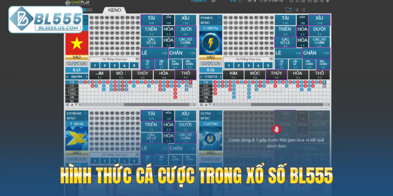 Tổng hợp các hình thức cá cược trong xổ số BL555