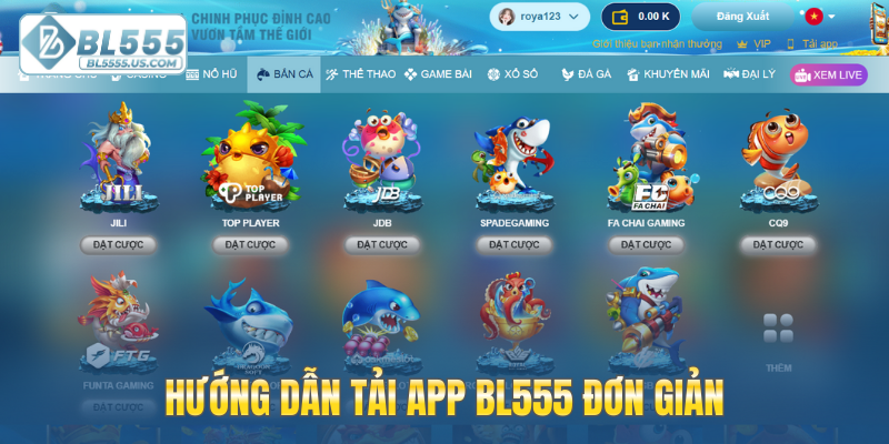 Hướng dẫn tải app BL555 đơn giản