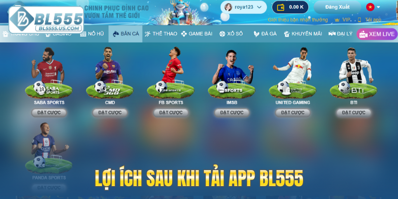 Lợi ích sau khi tải app BL555