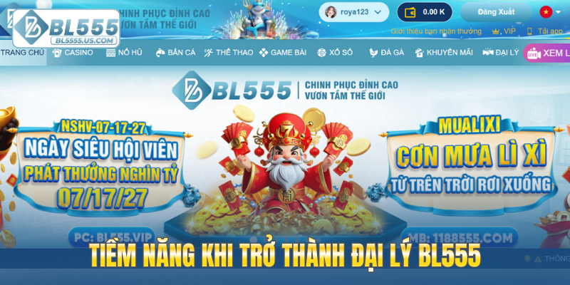Tiềm năng khi trở thành đại Lý BL555